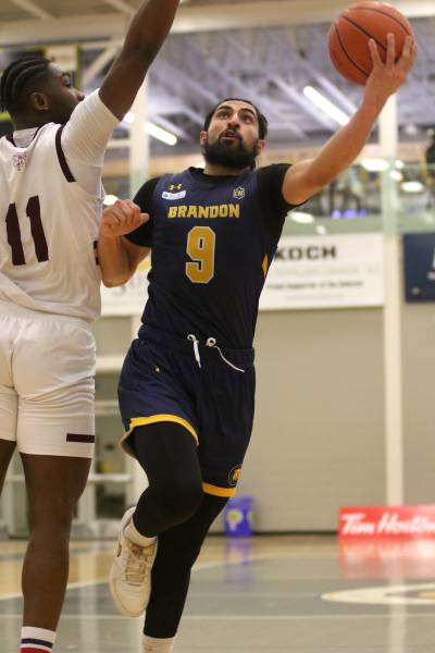 Brandon University Bobcats Sultan Bhatti was named a second-team all-Canadian at the U Sports men&rsquo;s basketball national championship on Wednesday. (Thomas Friesen/The Brandon Sun)