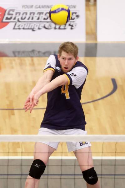 Tom Friesen was named a Canada West second-team all-star this season. (Tim Smith/The Brandon Sun)
