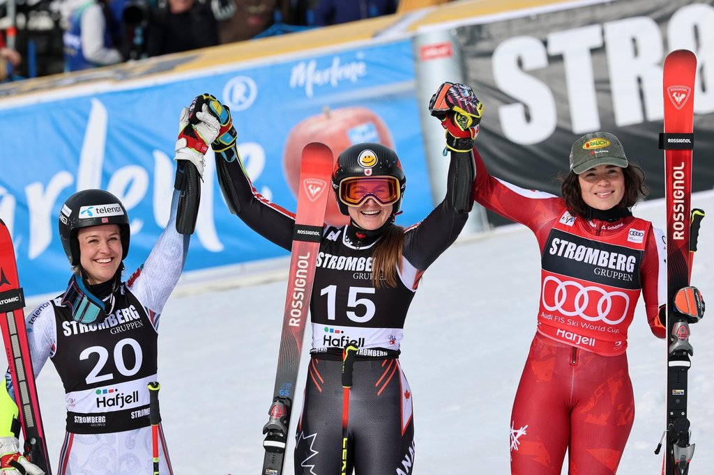 Canada’s Grenier wins World Cup giant slalom in final race of season