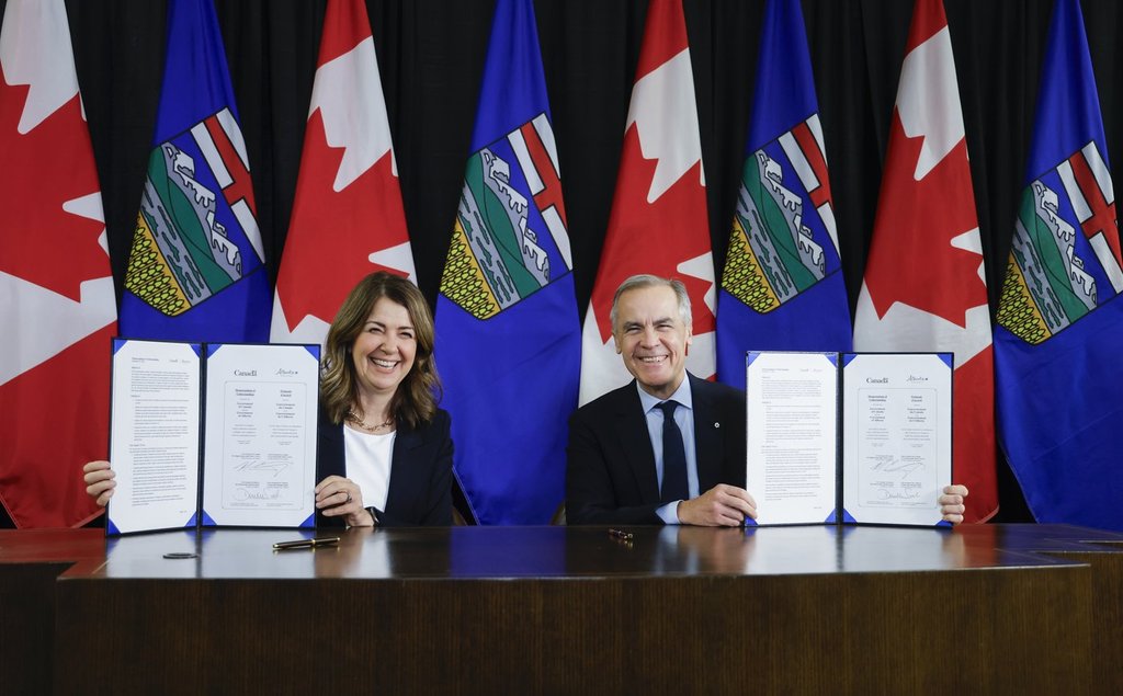 Alberta’s Smith says two early deadlines for energy MOU with Carney will be missed