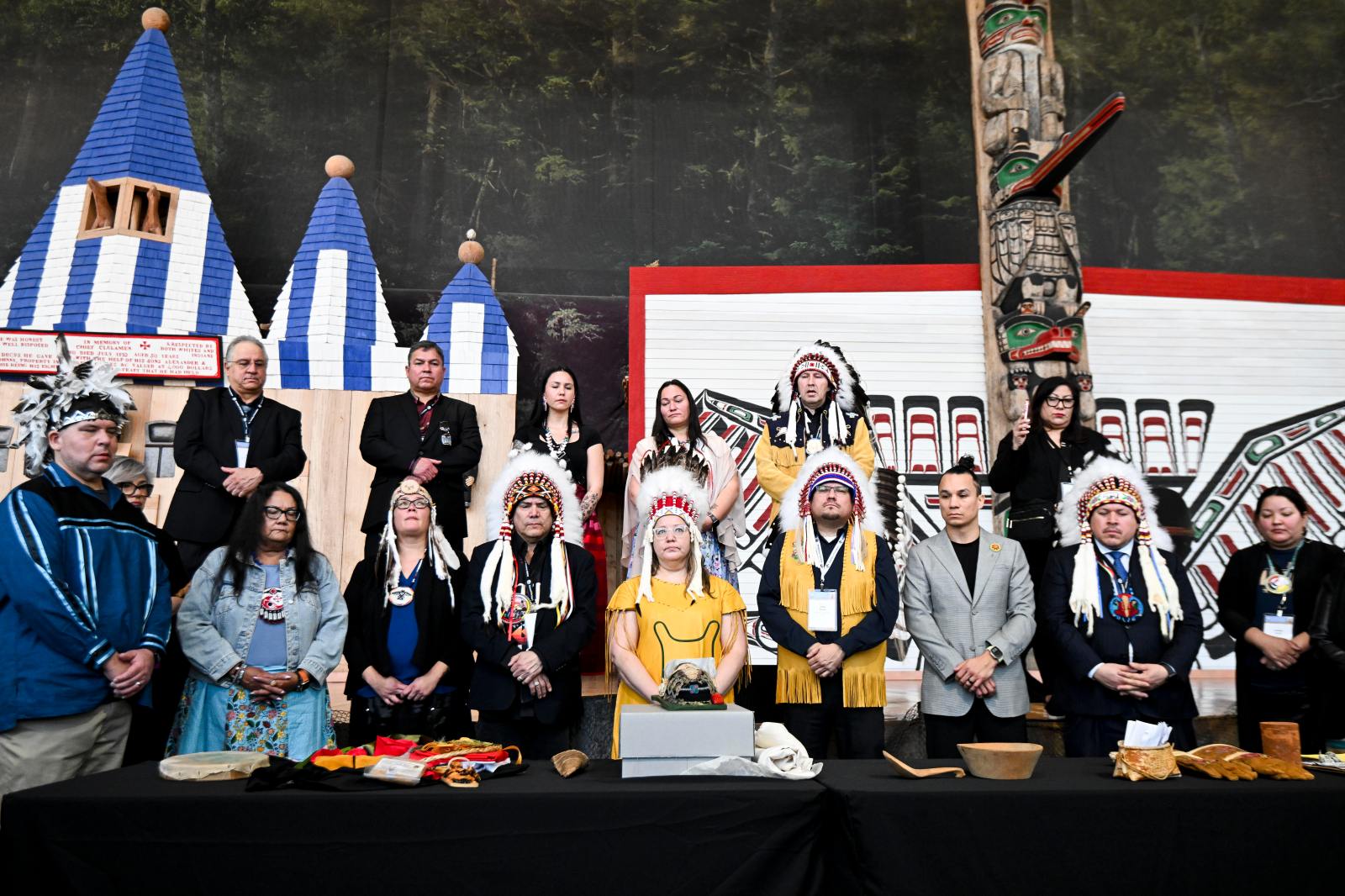 First Nations leaders unveil items repatriated from the Vatican at History Museum