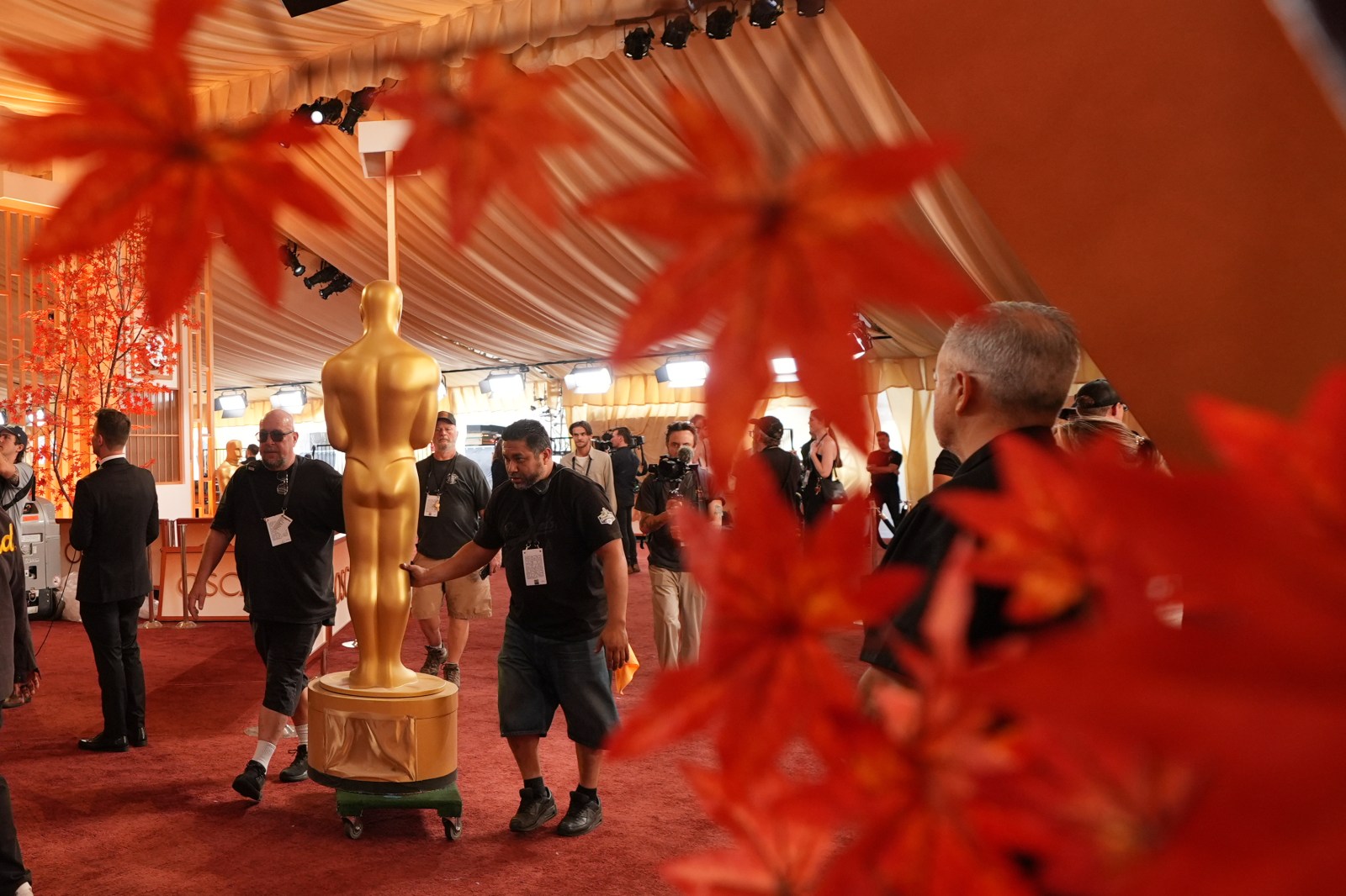 Oscars stars ready for their big fashion moment as red carpet opens