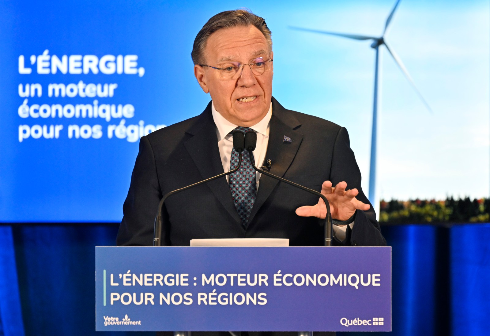 Construction work officially begins on $3-billion wind farm northeast of Quebec City