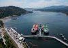 Crude oil tankers SFL Sabine, left, and Tarbet Spirit are seen docked at the Trans Mountain Westridge Marine Terminal, where crude oil from the expanded Trans Mountain Pipeline is loaded onto tankers, in Burnaby, B.C., on Monday, June 10, 2024. THE CANADIAN PRESS/Darryl Dyck