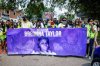 FILE - Protesters participate in the Good Trouble Tuesday march for Breonna Taylor, on Tuesday, Aug. 25, 2020, in Louisville, Ky. (Amy Harris/Invision/AP, File)
