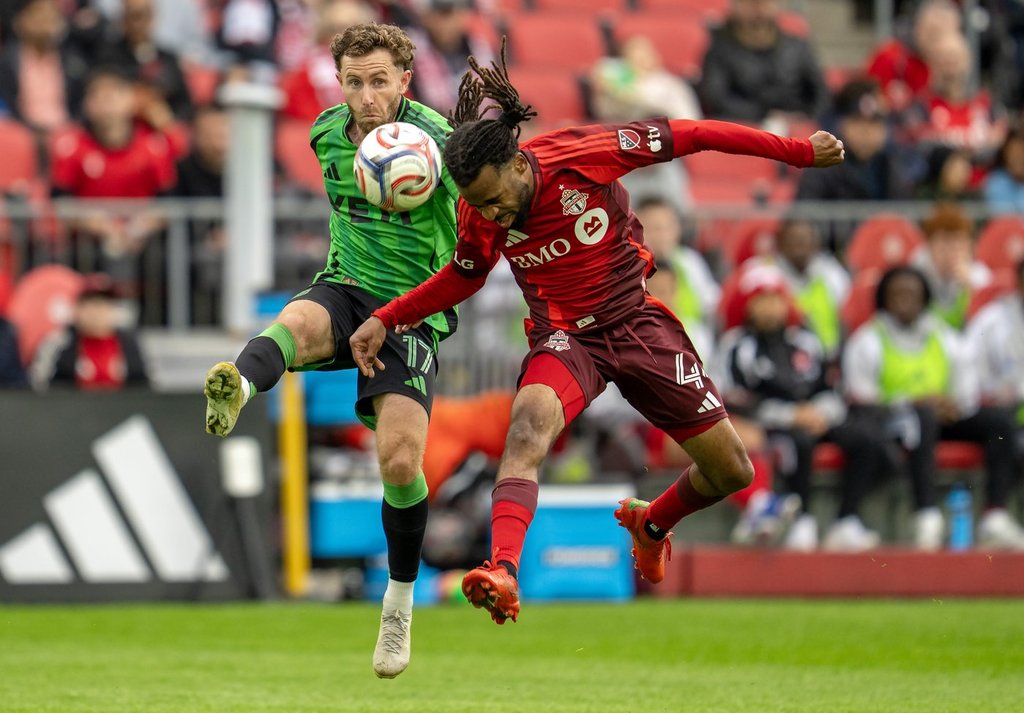 Toronto FC tallies late to salvage 3-3 draw with visiting Austin FC