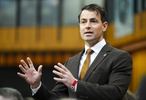 Adam van Koeverden, Secretary of State (Sport), responds to a question during question period in the House of Commons on Parliament Hill in Ottawa on Monday, April 20, 2026. THE CANADIAN PRESS/Sean Kilpatrick