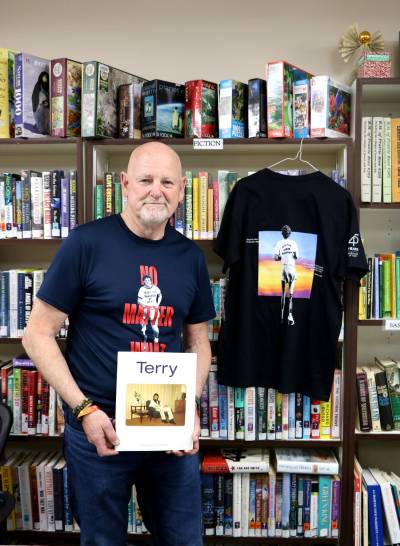 Fred Fox says his family and the Terry Fox Foundation staff are grateful to the western Manitoba communities he's visiting for continuing to support his brother's legacy. (Supplied)