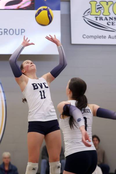 Kaitlyn Couckuyt and the Brandon Volleyball Club 18U girls will compete for a provincial title on home court on the first weekend of May. (Tim Smith/The Brandon Sun)