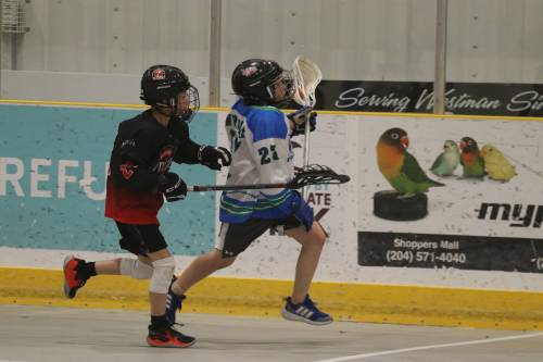 Neepawa Noize and Wheat City Wranglers U11 action from Rivers on May 31, 2025. (Brandon Sun files)