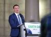 Environment and Climate Change Minister Mike Moyes announces new funding toward climate-related concerns during Earth Day celebrations at the legislature building Wednesday. (Ruth Bonneville/Winnipeg Free Press files)