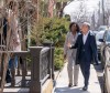 Prime Minister Mark Carney, right, campaigns with Liberal candidate Tatiana Auguste in her riding in Terrebonne, Que., on Thursday, April 9, 2026. THE CANADIAN PRESS/Christinne Muschi