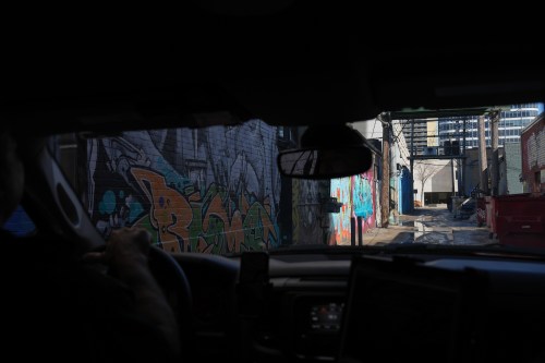 Dwayne Jobson, a Battalion Chief in the Saskatoon Fire Department, takes his truck out on patrol in Saskatoon, Wednesday, April 9, 2025. THE CANADIAN PRESS/Chris Young