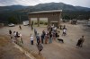 Residents gather for a ceremony to officially open a new public works building, the first permanent municipal building to be rebuilt since a 2021 wildfire destroyed 90 per cent of the village, in Lytton, B.C., on Friday, Aug. 29, 2025. THE CANADIAN PRESS/Darryl Dyck