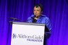 Dr. Carla Hayden speaks at the Authors Guild Foundation Gala at Cipriani Wall Street on Monday, April 20, 2026, in New York. (Photo by Andy Kropa/Invision/AP)