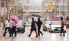People make their way across Wellington Street in downtown Ottawa on Thursday, April 16, 2026. THE CANADIAN PRESS/Sean Kilpatrick