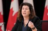 Auditor General Karen Hogan is seen during a news conference in Ottawa, Monday, March 23, 2026. THE CANADIAN PRESS/Adrian Wyld