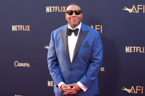 Kenan Thompson arrives at the 51st AFI Life Achievement Award tribute to Eddie Murphy on Saturday, April 18, 2026, at the Dolby Theatre in Los Angeles. (AP Photo/Chris Pizzello)