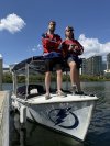 Canadiens super fans Alexander Rougas, left, and Cedrik Seguin pose on a boat in Tampa, Florida as shown in this undated handout photo. Rougas and Seguin founded Habs Fan TV, a supporter-run social media channel.
THE CANADIAN PRESS/Handout-Alexander Rougas
(Mandatory Credit)