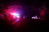 Police block off near S. Air Depot boulevard in Edmond, Okla., after a campground shooting at Lake Arcadia, Saturday, May 3, 2026. (AP Photo/Alonzo Adams)