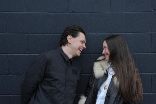 Leah Fay Goldstein and Peter Dreimanis are photographed in Toronto as they promote the move 'Middle Life' on Thursday, April 2, 2026. THE CANADIAN PRESS/Chris Young
