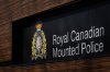 The RCMP logo is seen outside the force's 'E' division headquarters in Surrey, B.C., on March 16, 2023. THE CANADIAN PRESS/Darryl Dyck