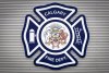 A logo of the Calgary Fire Department is picture on their headquarters building in Calgary, Thursday, March 20, 2025.THE CANADIAN PRESS/Jeff McIntosh