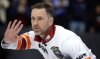 Brad Gushue calls to his teammates during the 3v4 Page Playoffs at the Montana's Brier in St. John's, N.L., on March 7, 2026. THE CANADIAN PRESS/Paul Daly