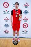 The Brandon University Bobcats signed Chestermere, Alta., guard Roman Jensen for the 2026-27 Canada West men's basketball season. (Submitted)