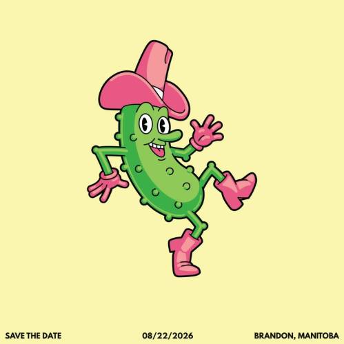 The logo for the Brandon Brine Bash, a revival of the Downtown Brandon International Pickle Fest.