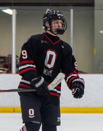 Austin Rideout, shown skating with OHA Edmonton&rsquo;s under-15 prep team, is a Fort McMurray product who brings a blend of skill and ruggedness to the arena each night. (Submitted)