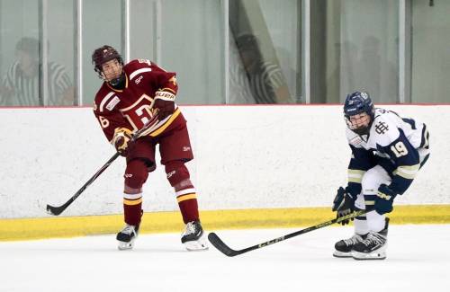 Brandon Wheat Kings prospect Lachlan Kisio, shown with Edge School in Canadian Sport School Hockey League action last winter, comes from a long line of hockey players. (Submitted)