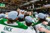 The Everett Silvertips celebrate with the Ed Chynoweth Cup on Friday at the Art Hauser Centre after they beat the Prince Albert Raiders 7-2 in Game 5 of the Western Hockey League final. (Mark Peterson/Prince Albert Raiders) May 15, 2026