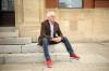 Barry Cullen, city councillor for Ward 3, sits in downtown Brandon on Monday. Cullen, who will not seek re-election after his third term ends in October, said he decided to leave politics to focus on family. (Tim Smith/The Brandon Sun)