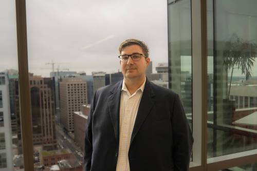 Ross Prusakowski, deputy economist of Export Development Canada. Prusakowski said that EDC expects canola prices to increase due to sustained demand for the commodity. This follows a new trade agreement with China that saw the country lower its tariffs on Canadian canola, as well as improved export possibilities with other areas such as Europe and Japan. (Photo courtesy of EDC)