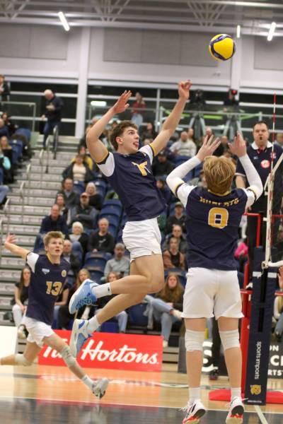 Matt Siebenga is heading to Volleyball Canada&rsquo;s under-21 men&rsquo;s selection camp in Calgary on Tuesday. (Thomas Friesen/The Brandon Sun)