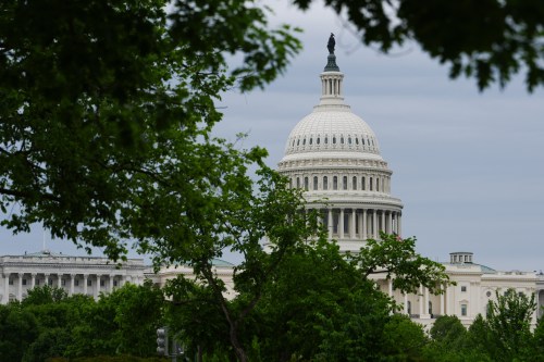 The U.S. Capitol is seen on Thursday, May 7, 2026, in Washington. (AP Photo/Julia Demaree Nikhinson)