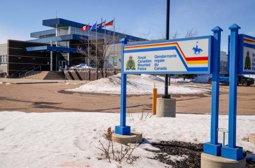 A RCMP station is seen in Fort McMurray, Alta., Wednesday, April 15, 2026. THE CANADIAN PRESS/Jeff McIntosh