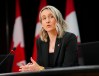 Canada's Chief Public Health Officer, Dr. Joss Reimer, answers a reporters question as she provides an updates about the Andes Hantavirus and actions taken by the Government of Canada during a press conference at the National Press Theatre in Ottawa on Thursday, May 14, 2026. THE CANADIAN PRESS/Sean Kilpatrick