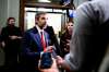 Liberal MP Steven Guilbeault speaks to reporters ahead of a Liberal caucus meeting on Parliament Hill in Ottawa on Wednesday, Dec. 3, 2025. THE CANADIAN PRESS/Spencer Colby
