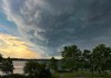 Storm clouds move across the sky as Environment Canada issued tornado warnings Thursday, July 13, 2023, in Montreal. THE CANADIAN PRESS/Christinne Muschi