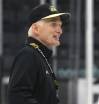 Former Brandon Wheat Kings assistant coach Del Pedrick smiles at a player during practice at Assiniboine Credit Union Place last season.(Perry Bergson/The Brandon Sun) June 3, 2026
