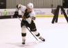 Former Brandon Wheat Kings forward Ben Thornton races to the finish during the fastest skater competition at the team&rsquo;s skills competition at J&G Homes Arena in 2023. His career ended prematurely as his concussion problems became more and more serious. (Perry Bergson/The Brandon Sun)
                                Nov. 7, 2023