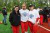 Ky Solomon of Shoal Lake, Naomi McKay of Waywayseecappo and Kendall Charles of Virden pose for a picture after North Dakota State College of Science won the National Junior College Athletic Association&rsquo;s Division 3 national championship on a chilly and wet May 25 in Syracuse, N.Y. (Submitted)