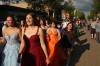 Upcoming high school graduates parade along Rosser Avenue in downtown Brandon decked out in their graduation attire. (Photos by Tim Smith/The Brandon Sun)