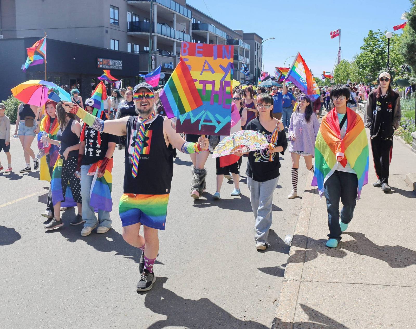 Brandon Pride supported by Winkler-area members