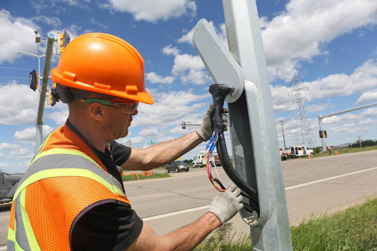 Intersection gets new safety features