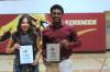 Iliana Courchene and Sani Ameh have been named the athletes of the year by Crocus Plains after outstanding Grade 12 seasons in multiple sports. (Perry Bergson/The Brandon Sun)
June 25, 2026