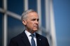 Prime Minister Mark Carney listens as B.C. Premier David Eby, not seen, speaks in Vancouver on Wednesday, May 20, 2026. THE CANADIAN PRESS/Ethan Cairns