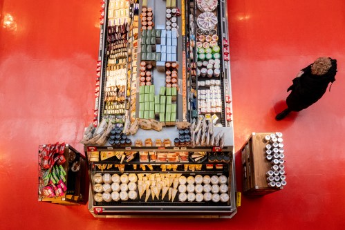 A customer shops at a grocery store in Toronto on Thursday, March 12, 2026. THE CANADIAN PRESS/Chris Young